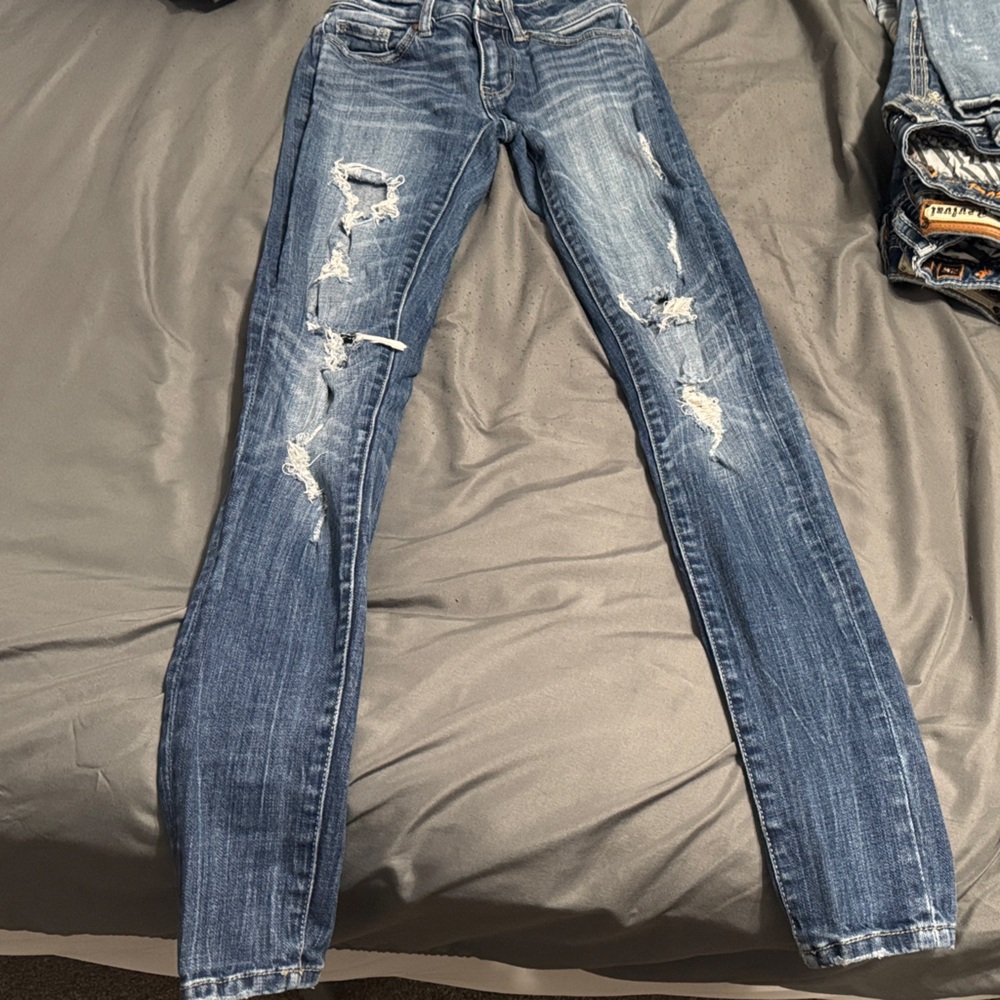 BKE Distressed Skinny Jeans